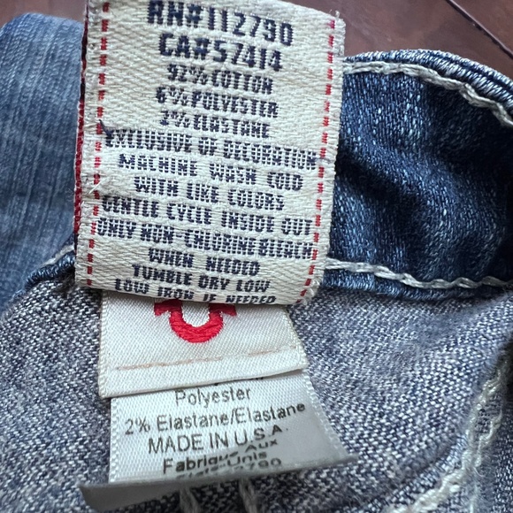 Women's True Religion Jeans 30 Becky Bootcut Low Rise Flare - Picture 11 of 11